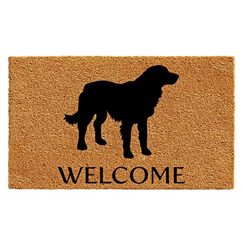Calloway Mills AZGolden Retriever Doormat, x , NaturalBlack