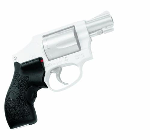 Crimson Trace LG Lasergrips with Red Laser, Heavy Duty Construction and Instinctive Activation for S&W J Frame Revolvers, Defensive Shooting and Competition