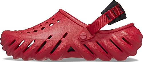 Crocs Unisex Echo Clogs, Varsity Red,  Men