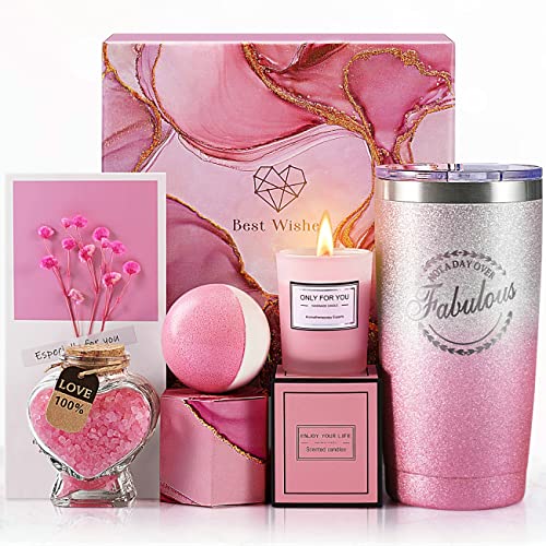 Gifts for Women Birthday Unique, Valentines Day Gifts for Her Wife Girlfriend, Mothers Day Gifts for Mom from Daughter, Spa Gift Basket Box for Women Best Friend Sister, Self 