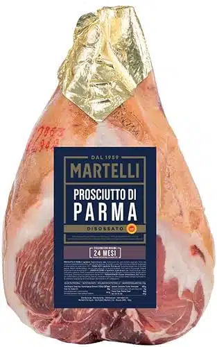 Italian Prosciutto di Parma Ham DOP Whole Boneless, ROUND. Aged m (approx lb) MARTELLI