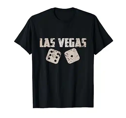 Las Vegas Souvenir Craps Dice Lucky T Shirt