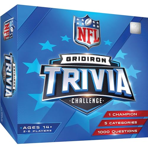 MasterPieces Family Game   NFL Gridiron Trivia Challenge   Officially Licensed Game for Kids & Adults