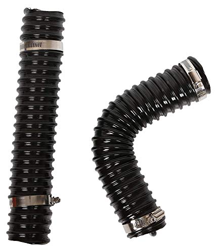 OVO Flex Easy Retrofit Flexible Pipes to Install Quickly and Easily a New Central Vacuum to an Existing Pipiping Network, Black (PIP FLEX HCSS)