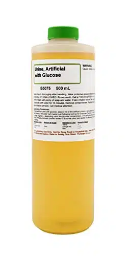Simulated (Fake) Fluid with Glucose, mL   for Simulated Urinalysis Tests in School Labs Only   Cannot Be Used for Drug Test Evasion   The Curated Chemical Collection by Innova