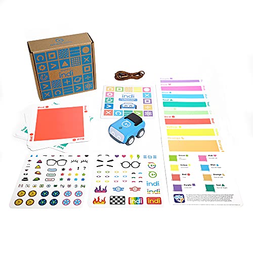 Sphero Indi at Home Learning Kit Screenless STEAM Learning Robot for Kids +   Design & Build Custom Mazes   Problem Solve Like an Engineer  Sharpen Computational Thinking & Le