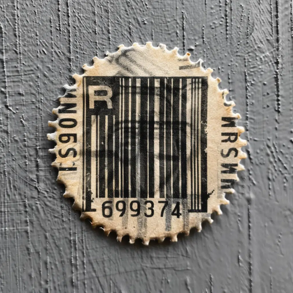 mrp barcode sticker