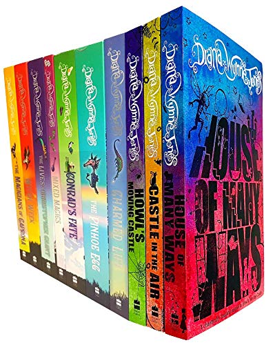 Chrestomanci Series & Howl's Moving Castle Series Books Collection Set By Diana Wynne Jones