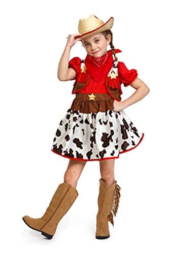 Dress Up America Cowgirl Costume For Kids  Wild West Dress Up For Girls