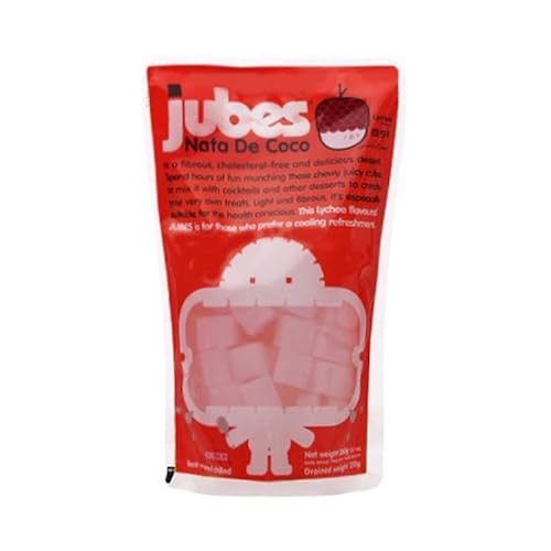 Instan Jelly Nata De Coco Lychee Flavor by Jubes   oz (Pack of )