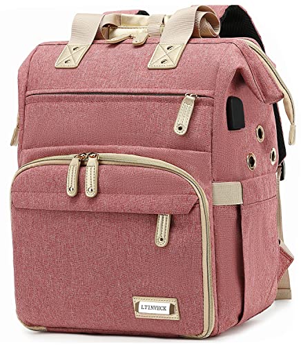 Knitting Bag Backpack,Yarn Storage Organizer Travel Crochet Bag with USB Charging Port,Large Capacity Yarn Storage Tote Bag Yarn Holder Case for Carrying Projects, Knitting Ne