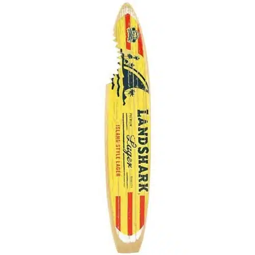 Landshark Lager Surfboard in Tap Handle ()