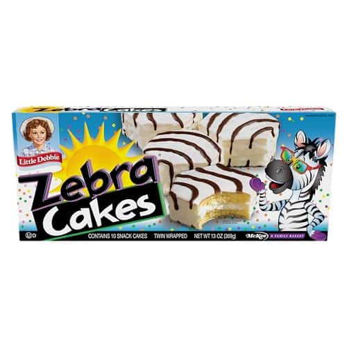Little Debbie Zebra Cakes, Twin Wrapped Cakes, OZ Box