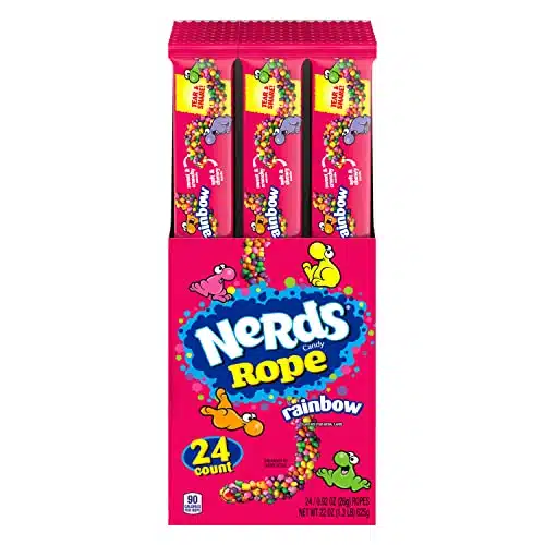 Nerds Rope Candy, Rainbow, Ounce (Pack of )