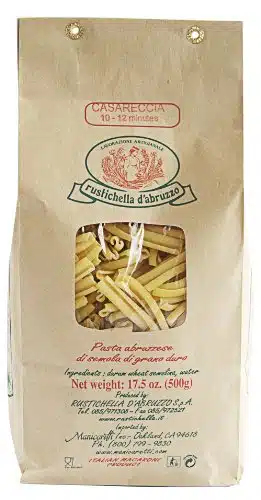 Rustichella D' Abruzzo Casareccia Durum Wheat in Brown Paper Bag, Pound