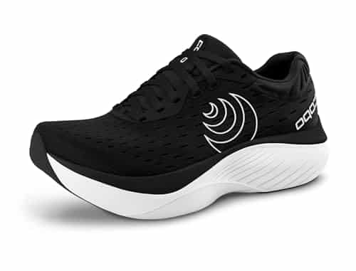 Topo Athletic Women's Lightweight Comfortable M Drop Atmos Road Running Shoes, Athletic Shoes for Road Running, BlackWhite,