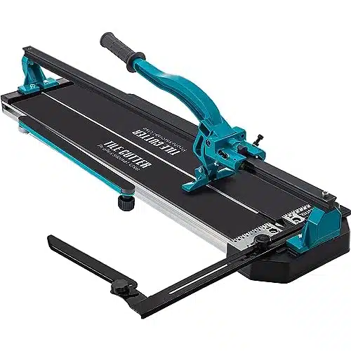 VEVOR Manual Tile Cutter, inch, Porcelain Ceramic Tile Cutter with Tungsten Carbide Cutting Wheel, Infrared Positioning, Anti Skid Feet, Durable Rails for professional install