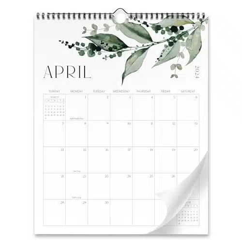 Aesthetic Greenery all Calendar   Runs from June Until December   The Perfect Calendar and Monthly Planner for Easy Organizing
