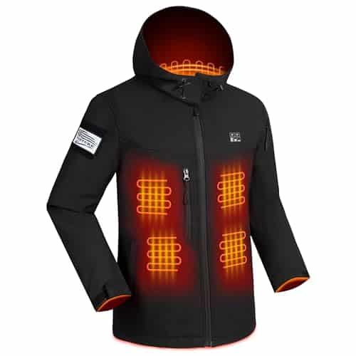 Men's Heated Fleece Jacket, Heated Jacket for Men with mAh Large Capacity Battery Pack and Hand Warm Pockets (as, alpha, xx_l, regular, regular)