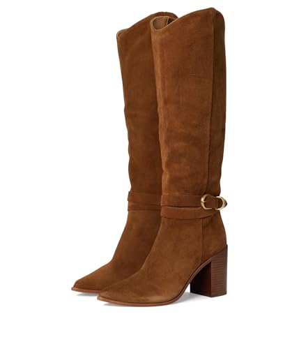 DOLCE VITA Women's Tyrone Knee High Boot, Brown,