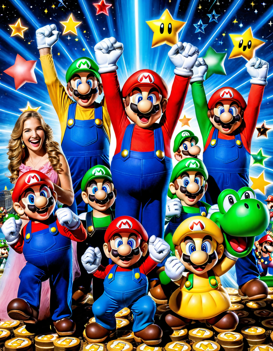 cast of the super mario bros movie
